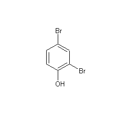 2,4-dibromophenol structural formula
