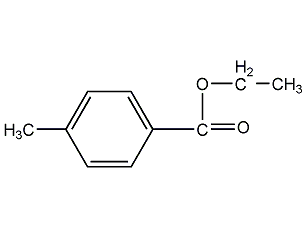 Ethyl p-toluate structural formula
