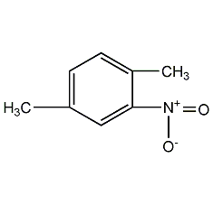 2,5-dimethylnitrobenzene structural formula