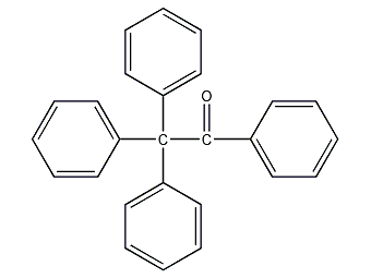 2,2,2-triphenylacetophenone structural formula