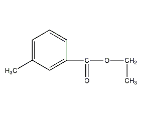 Ethyl m-toluate structural formula