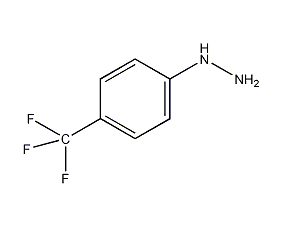 4-Trifluoromethylphenylhydrazine structural formula