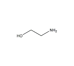 Ethanolamine structural formula