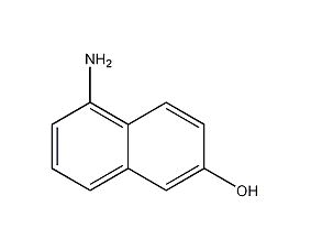 5-amino-2-naphthol structural formula