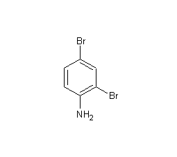 2,4-dibromoaniline structural formula