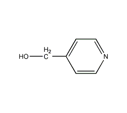 4-pyridylmethanol structural formula