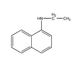 N-ethyl-1-naphthylamine structural formula