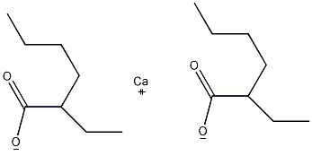 Calcium diethylhexanoate structural formula