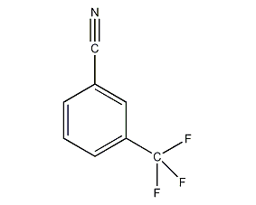 M-trifluoromethylbenzonitrile structural formula