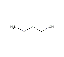 3-amino-1-propanol structural formula