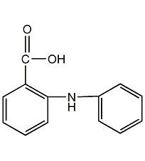 N-O-anilinobenzoic acid structural formula