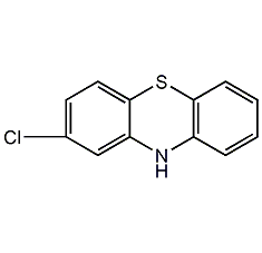 2-chlorophenothiazine structural formula