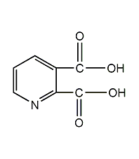 2,3-pyridinedicarboxylic acid structural formula