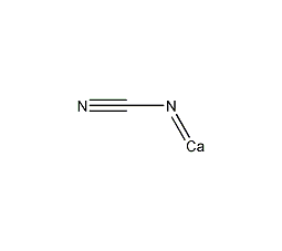 Calcium cyanamide structural formula