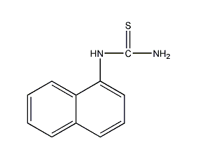 1-naphthylthiourea structural formula