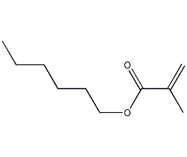 Hexyl methacrylate structural formula