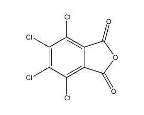 Tetrachlorophthalic anhydride structural formula