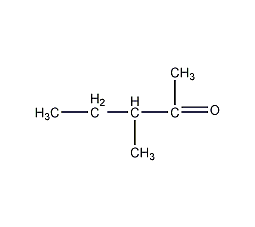 3-methyl-2-pentanone structural formula