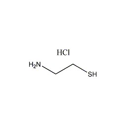 Cysteamine hydrochloride structural formula