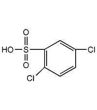 2,5-dichlorobenzenesulfonic acid structural formula