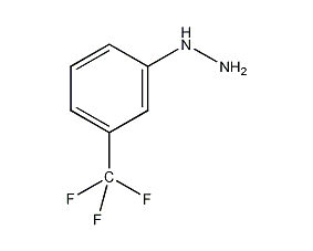 m-Trifluoromethylphenylhydrazine structural formula