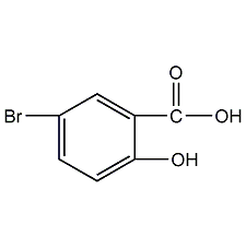 5-bromosalicylic acid structural formula