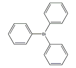 Triphenyl bismuth structural formula