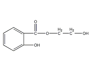 Ethylene glycol salicylate structural formula