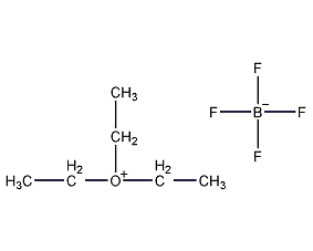 Triethyloxonium tetrafluoroborate structural formula
