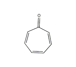 Cycloheptatrienone structural formula