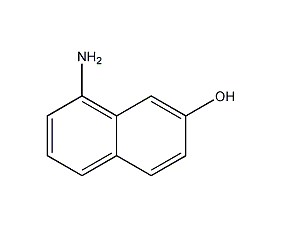 1-amino-7-naphthol structural formula