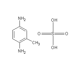 2,5-diaminotoluene sulfate structural formula