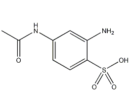 4-acetamido-2-aminobenzenesulfonic acid hydrate structural formula