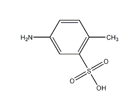 5-amino-2-methylbenzenesulfonic acid structural formula