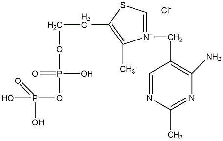 Cocarboxylase structural formula