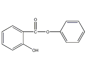Phenyl salicylate structural formula