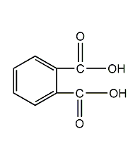 Phthalic acid structural formula