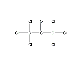 Hexachloro-2-propanone structural formula