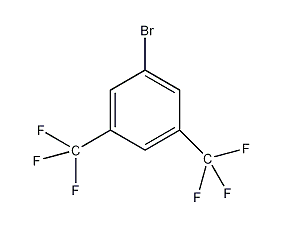3.5-Bis(trifluoromethyl)bromobenzene structural formula