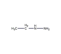 Ethylhydrazine Structural Formula