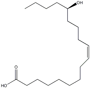 Ricinoleic acid structural formula