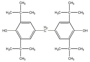 Antioxidant 702 structural formula