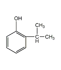 2-isopropylphenol structural formula