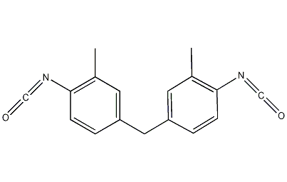 4,4'-diisocyanate-3,3'-dimethylbiphenylmethane structural formula