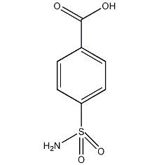 Structural formula of p-carboxybenzenesulfonamide