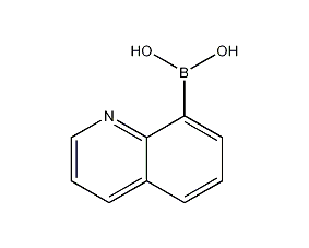 8-quinolineboronic acid structural formula