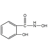 Structural formula of salicyl hydroxamic acid