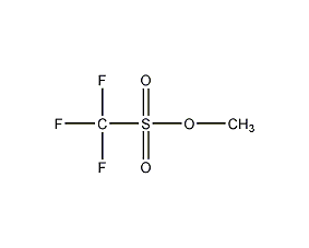 Methyl triflate structural formula