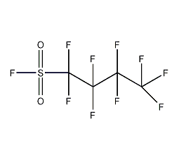 Nonafluorobutanesulfonyl fluoride structural formula