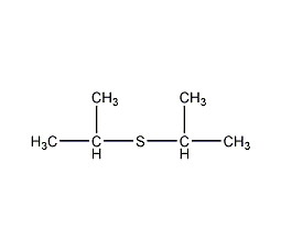 Diisopropyl sulfide structural formula